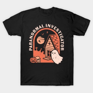 Paranormal Investigator Ghost Hunting EVP Funny Halloween T-Shirt